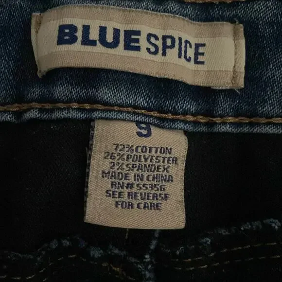 Blue Spice Medium Wash Skinny Jeans Size 9 - Picture 6 of 6